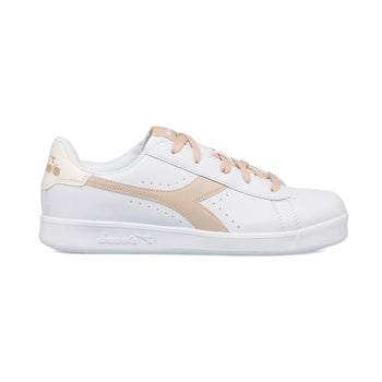 Sneakers bianche da ragazza con dettagli traforati Diadora Game P Gs, Brand, SKU s354000136, Immagine 0